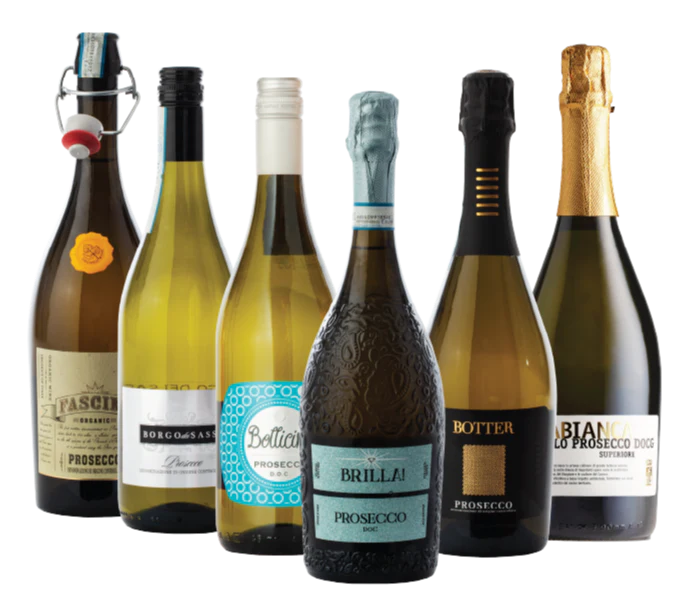 Case of Bubbles - 6 Bottle Prosecco Tasting Case