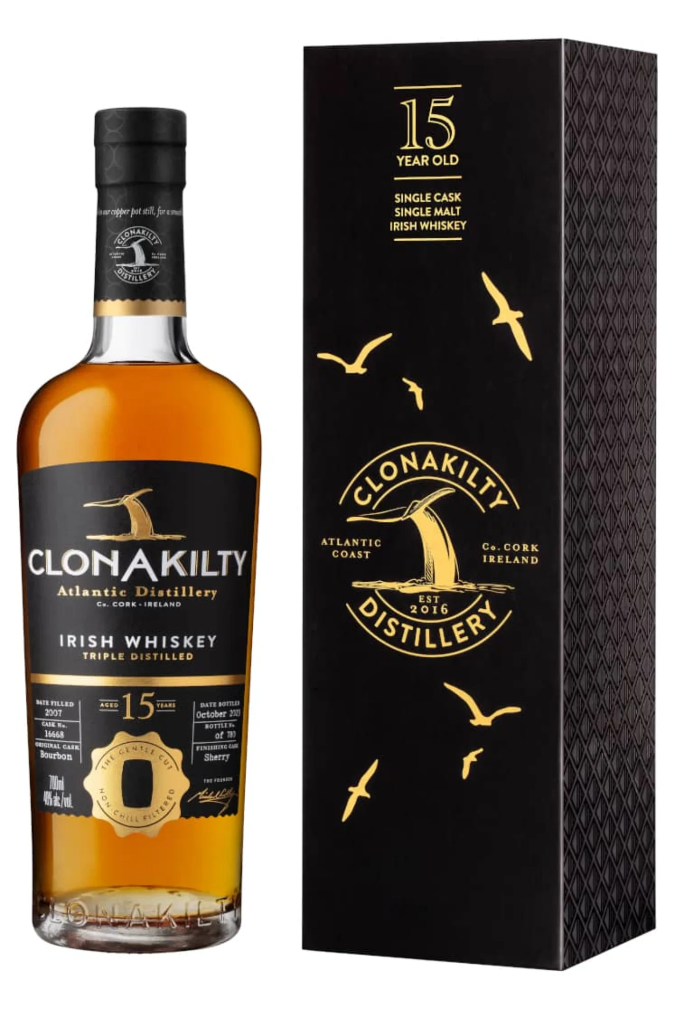 Clonakilty 15 Year Old Single Malt Irish Whiskey