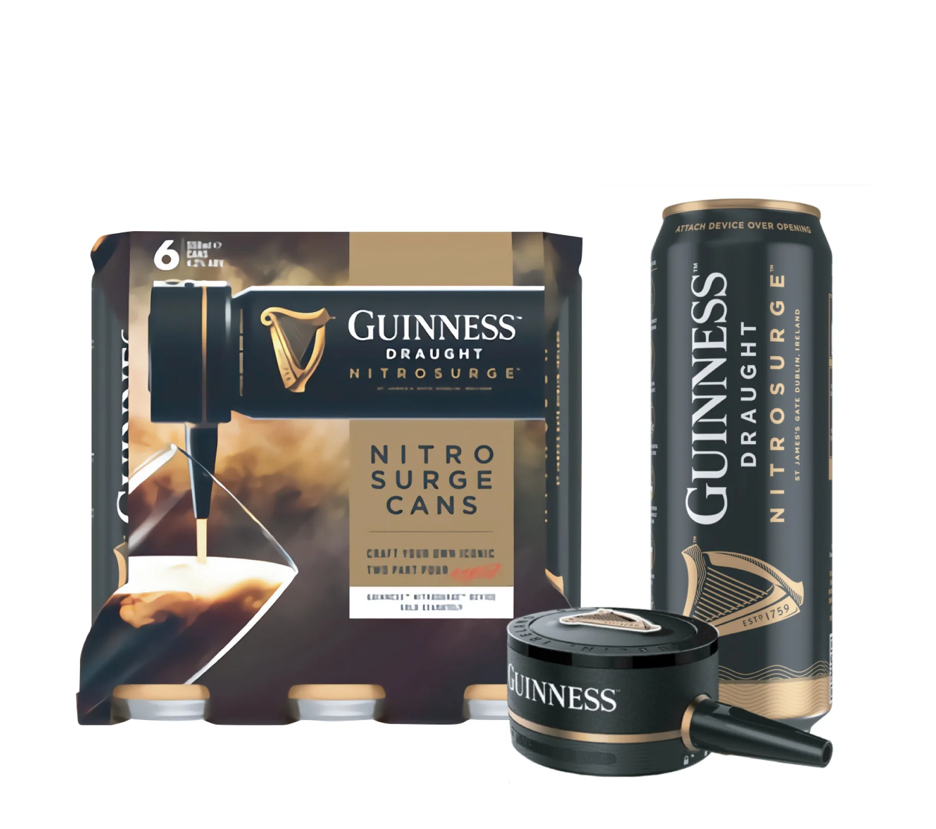 Guinness Nitrosurge Bundle - 4.2% - 6 x 558ml
