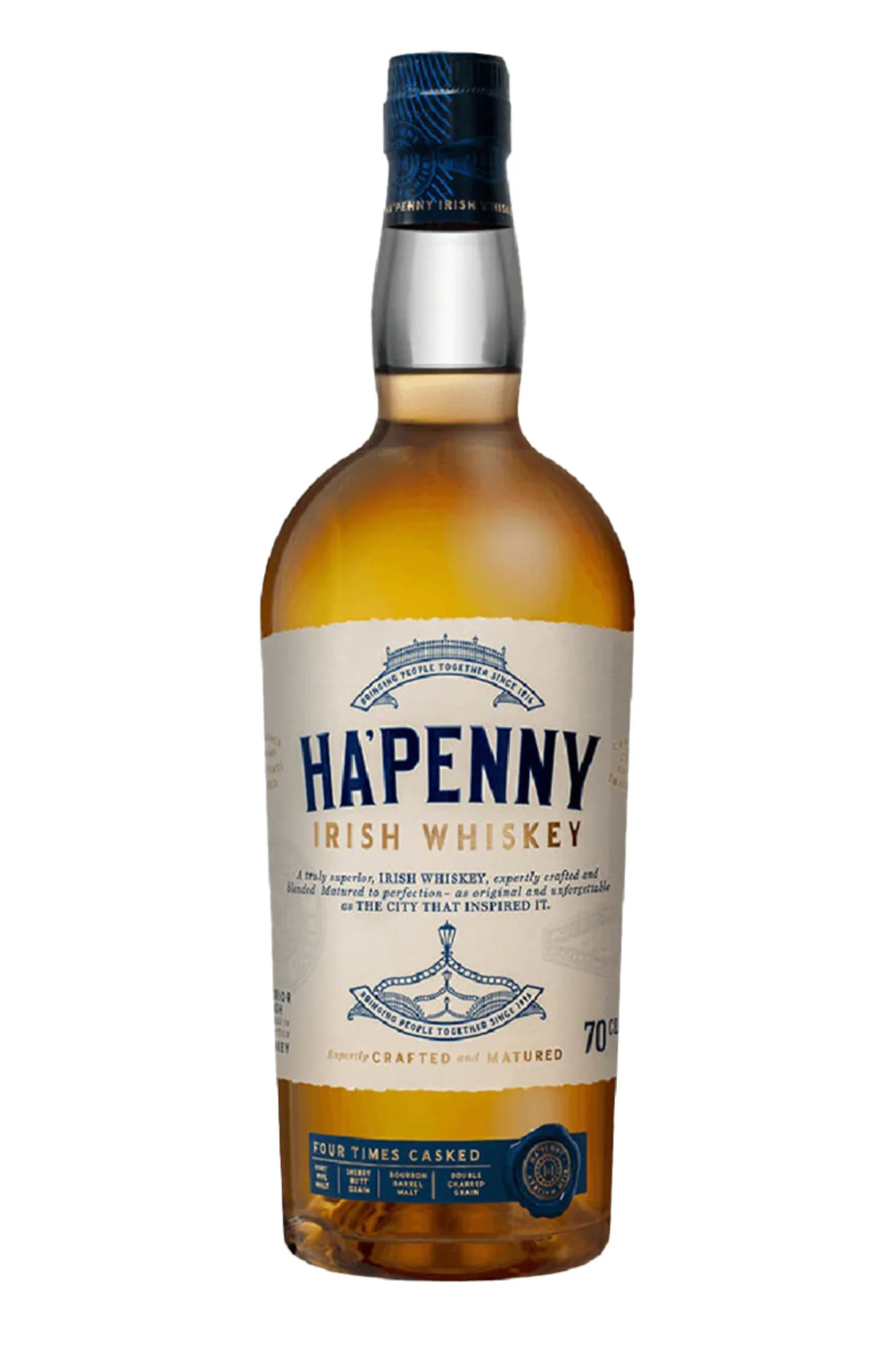 Ha'penny Four Cask Irish Whiskey 70cl