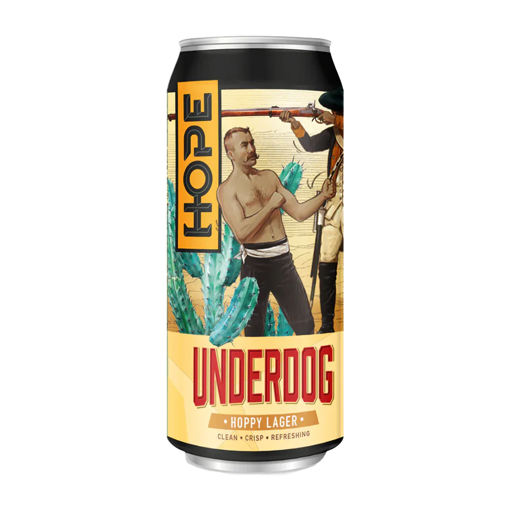 Hope Underdog Hoppy Lager 4.8% - 440ml