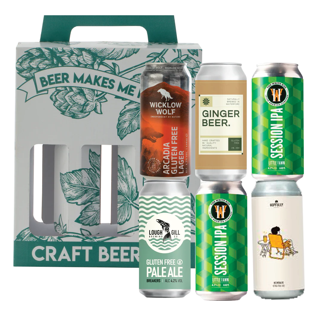 Gluten Free Craft Beer Sampler Gift Box 6 x 440ml Cans
