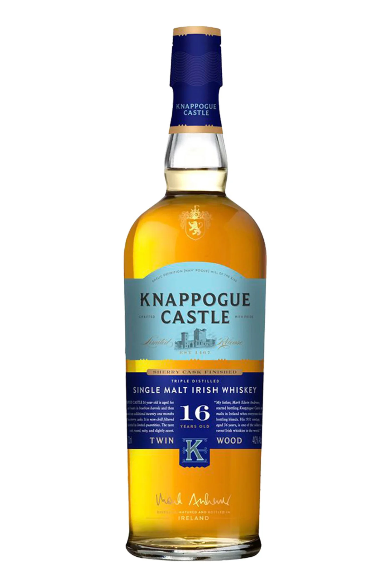 Knappogue Castle Sherry Finish 16 Year Old Single Malt