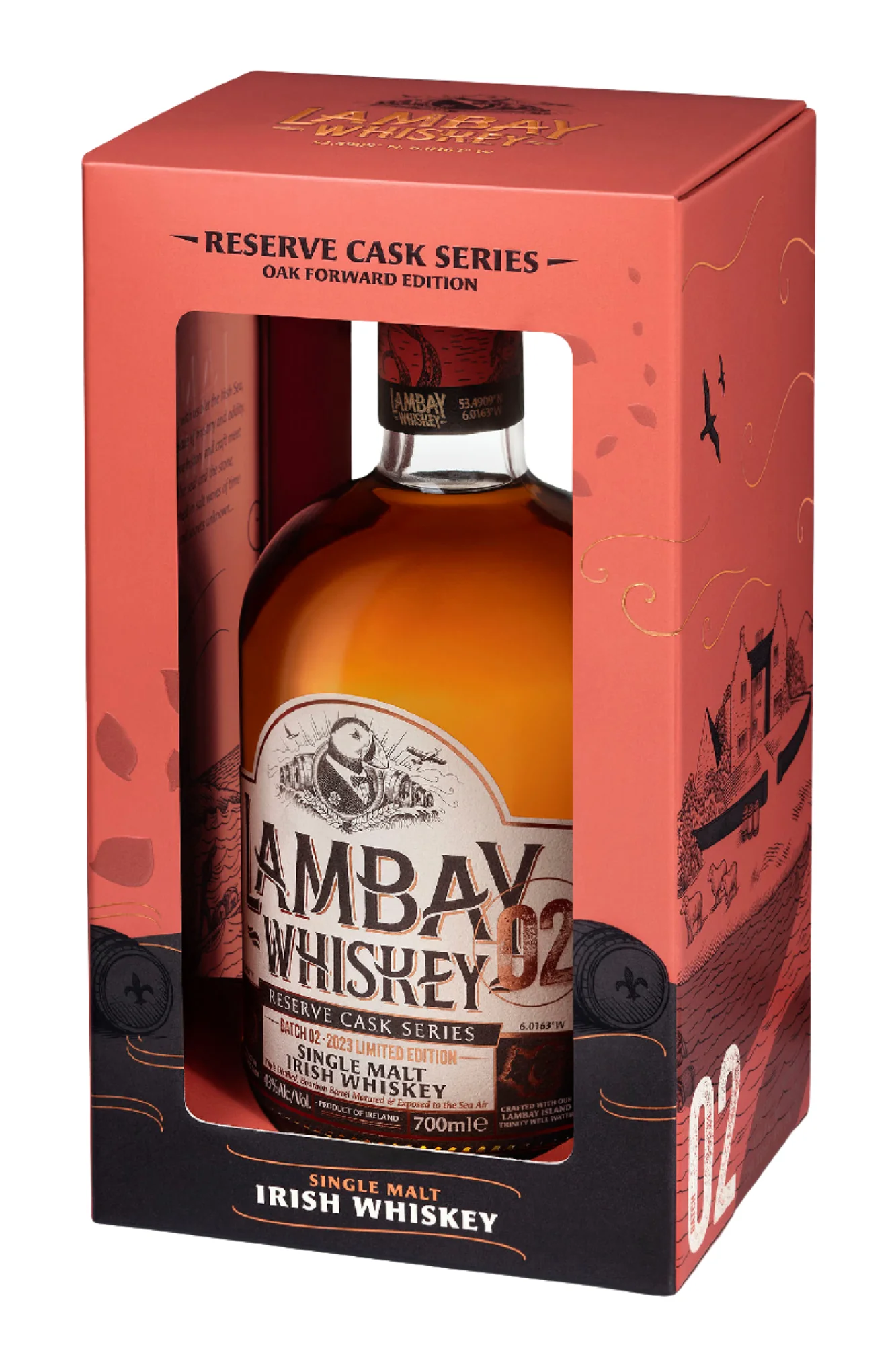 Lambay Single Malt Reserve Cask Series 70CL - Batch #1