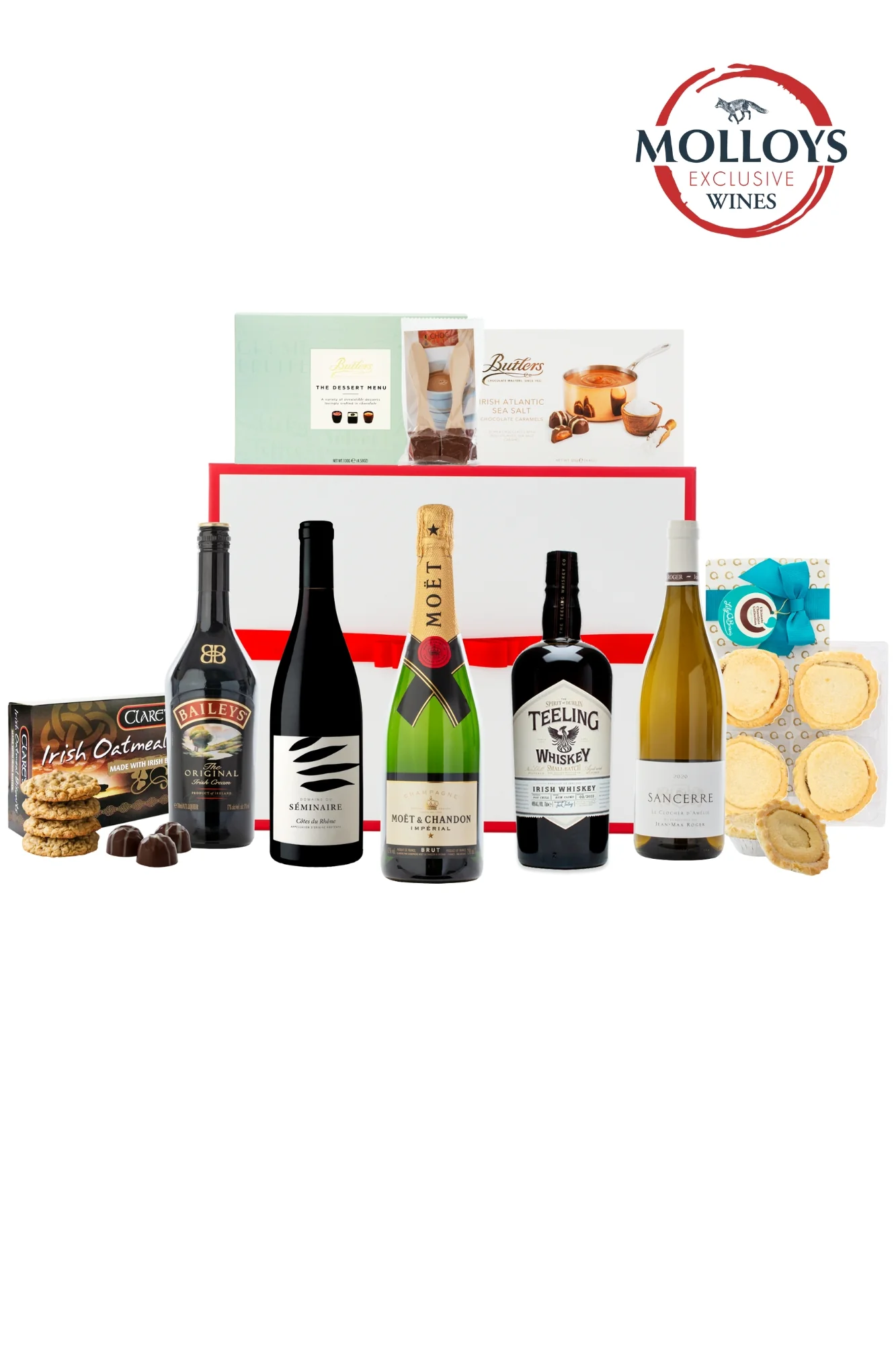 Golden Christmas Hamper – Champagne, Sancerre, Whiskey & Gourmet Treats