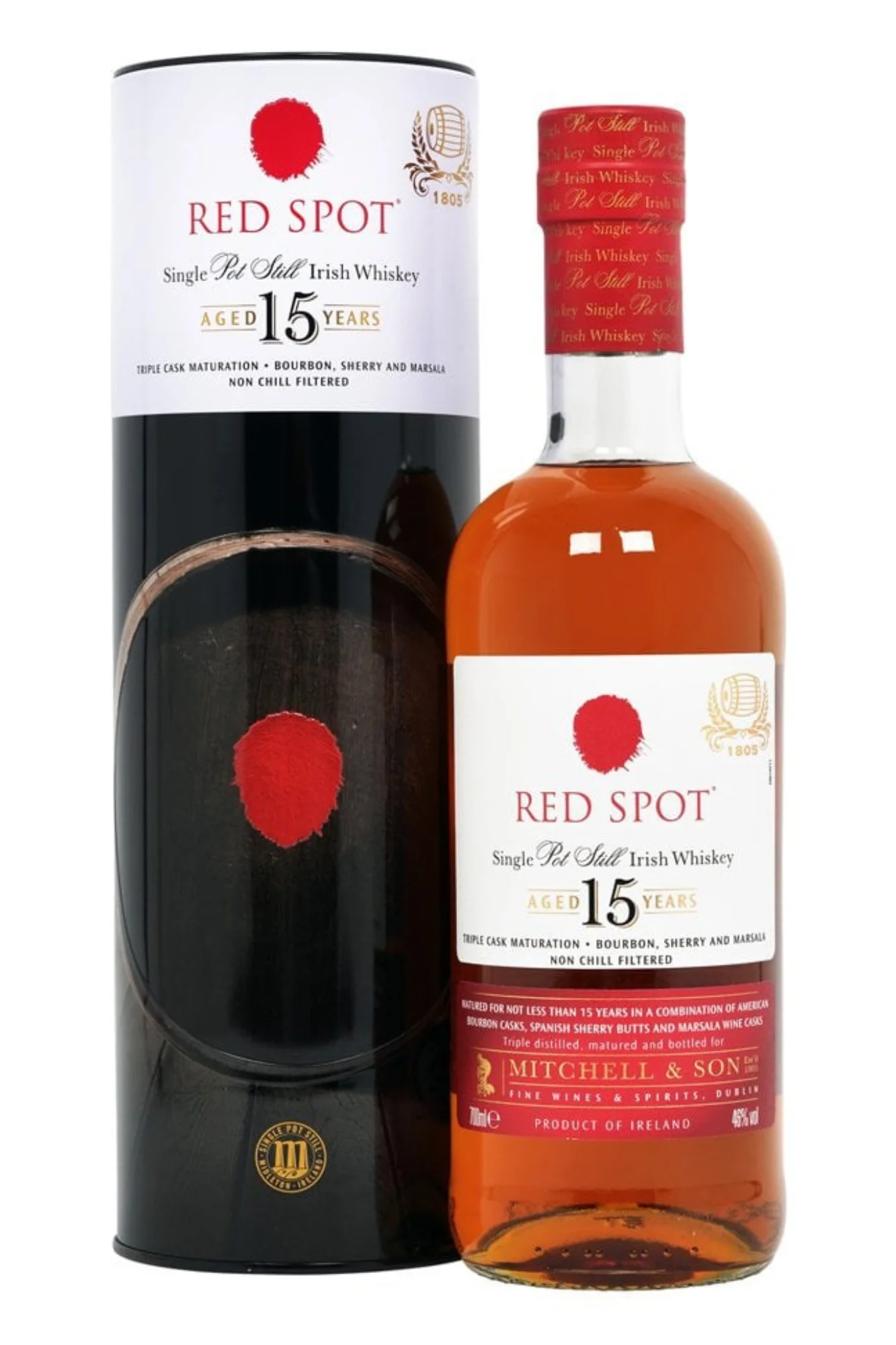 Red Spot 15 Year Old Pot Still 70cl 46%