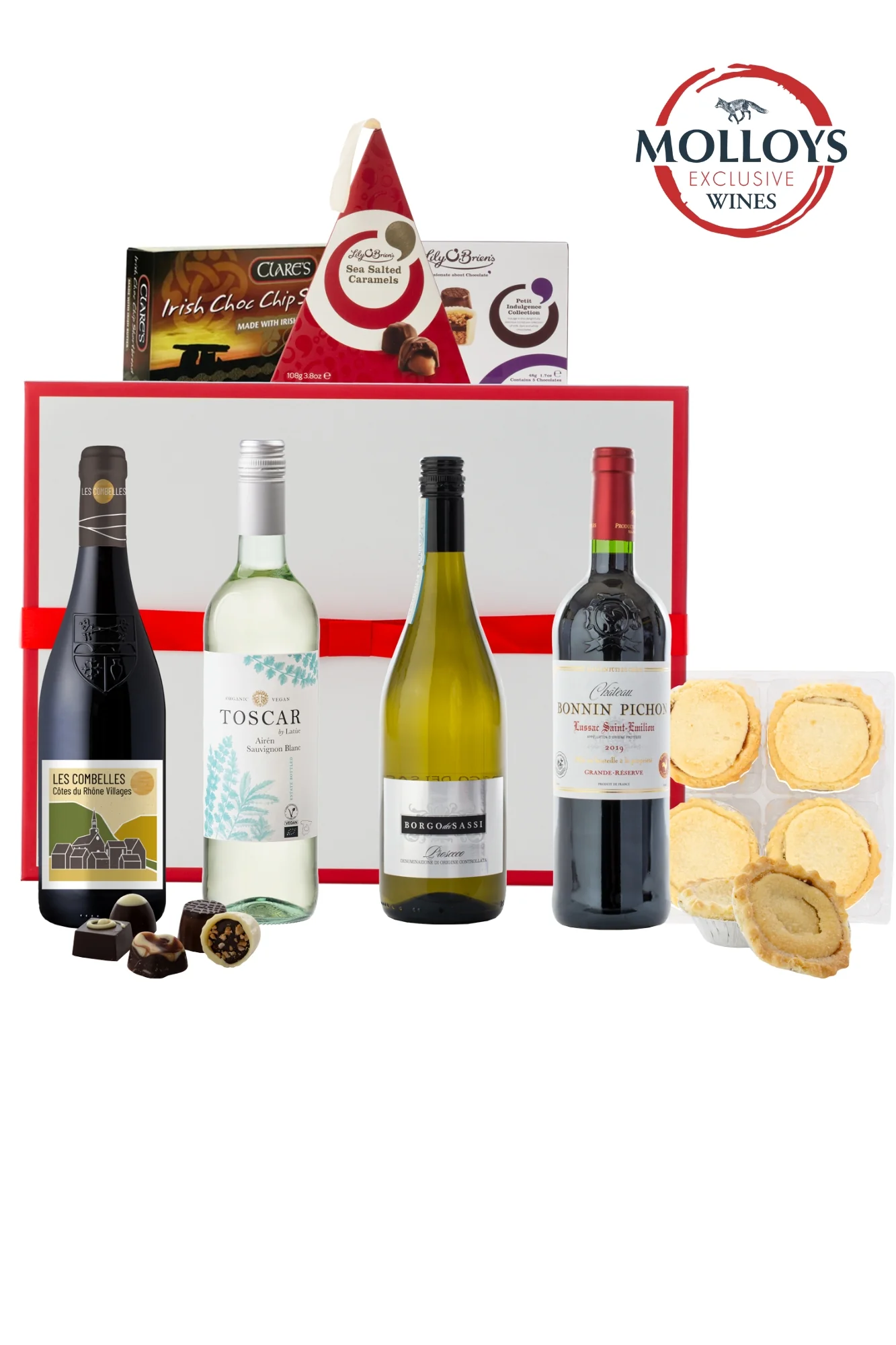 Season’s Greetings Hamper – Wine, Prosecco, Mince Pies & Chocolates