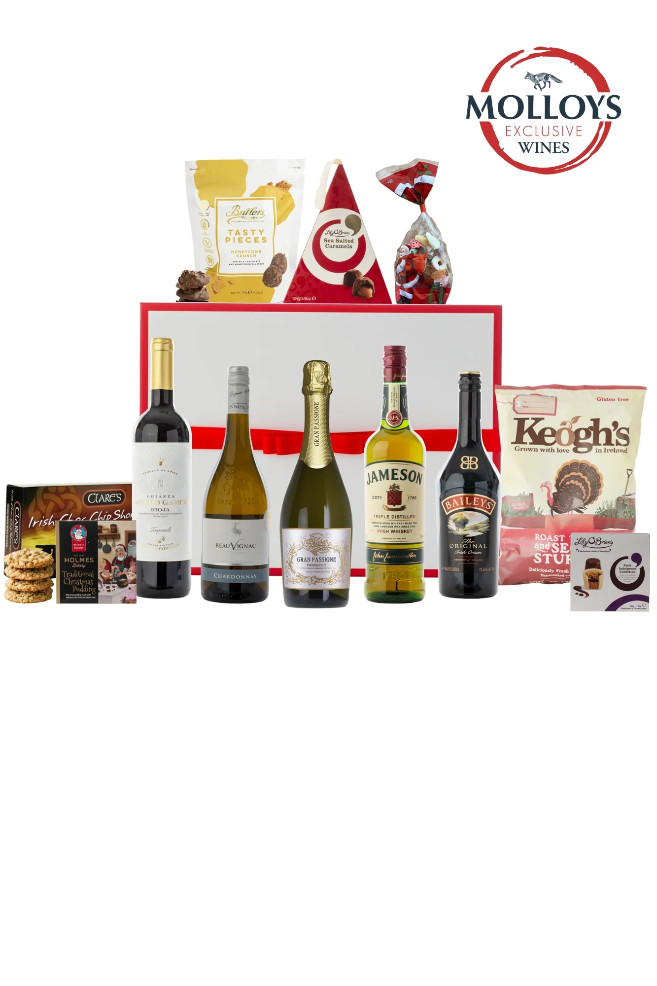 Spirit of Christmas Hamper – Jameson, Baileys, Prosecco, Wine & Gourmet Treats