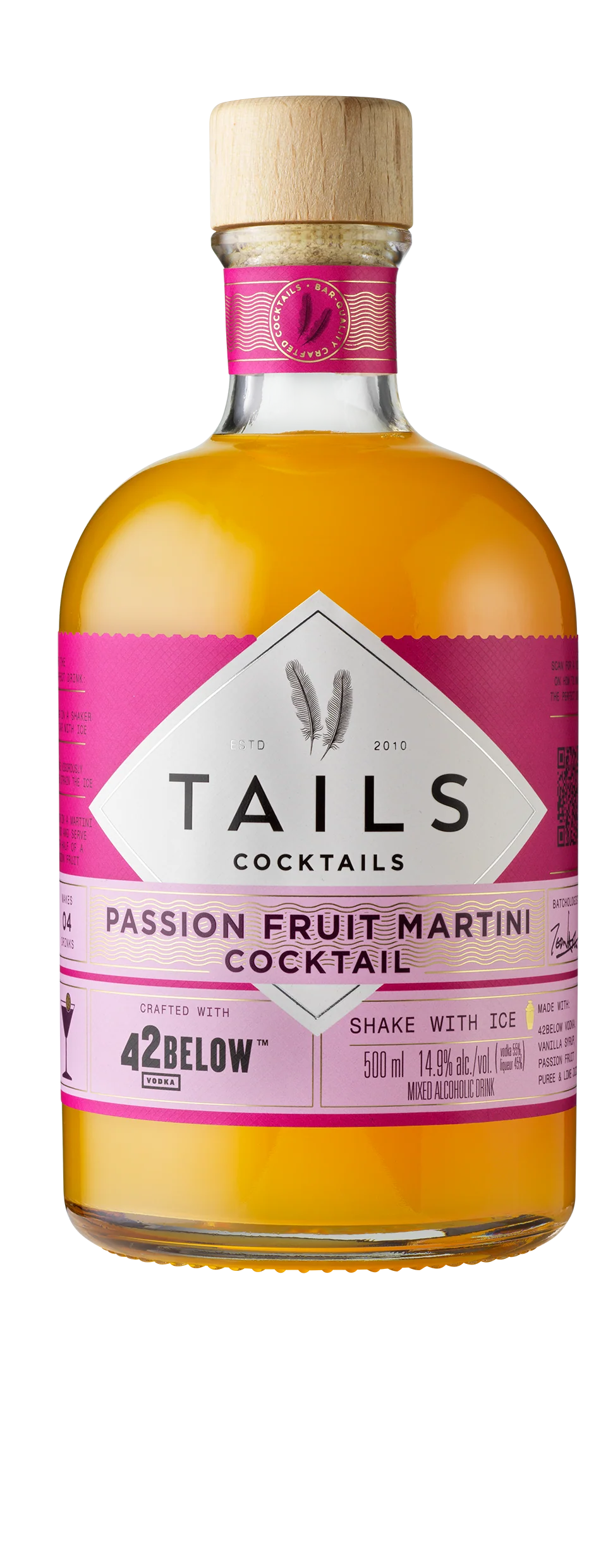 Tails Passionfruit Martini 50cl Bottle