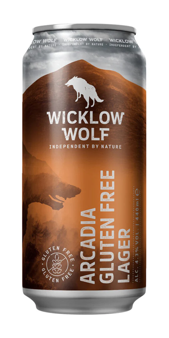 Wicklow Wolf Arcadia Gluten Free Lager 4.3% - 440ml